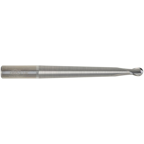 Cgs Tool 2Fl 30 Deg Profile Ball End W/ Reduced Neck 1/4"Dia 3/8"Loc W/ 1-5/8" Reach 6"Oal 7005 - main